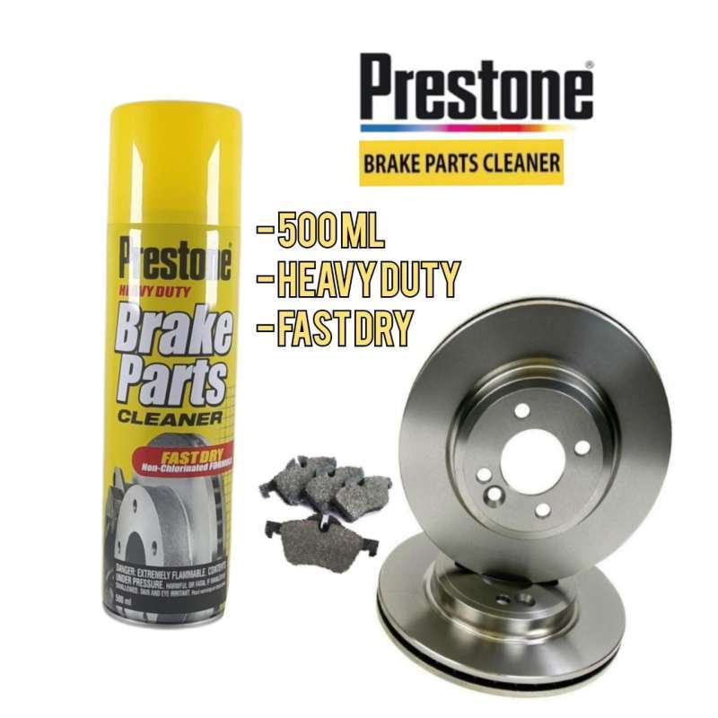 Jual Brake And Parts Clean Cleaner Prestone Heavy Duty Fast Dry 500 Ml
