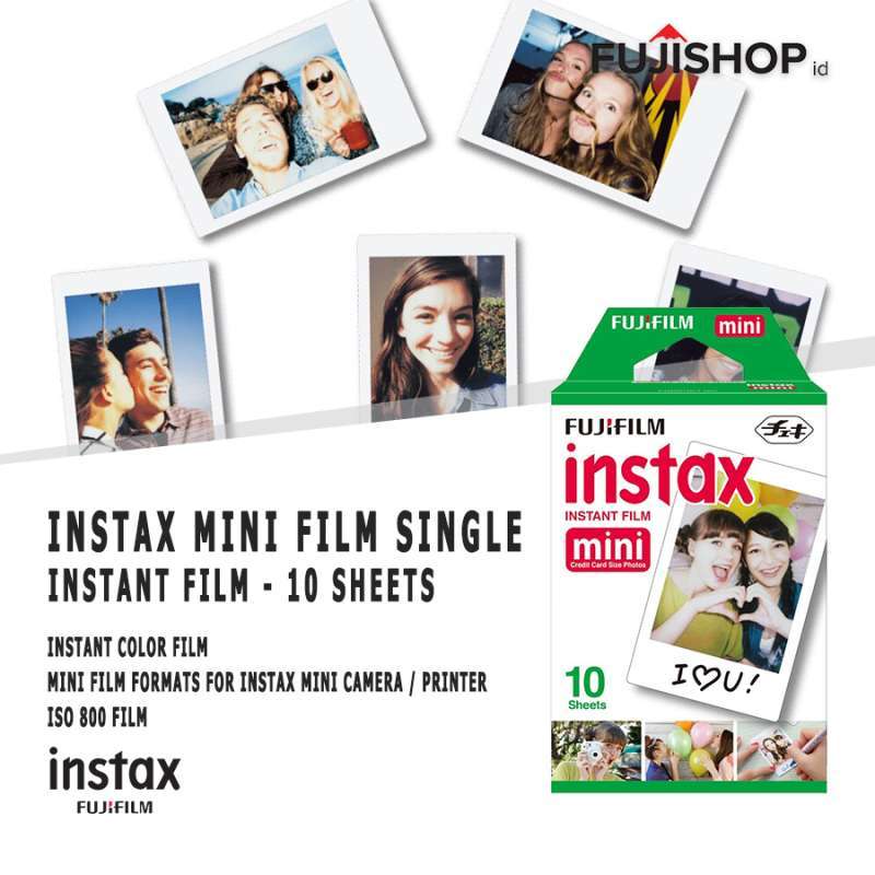 Jual Fujifilm Refill Instax Mini Film White Single Pack Instax Mini