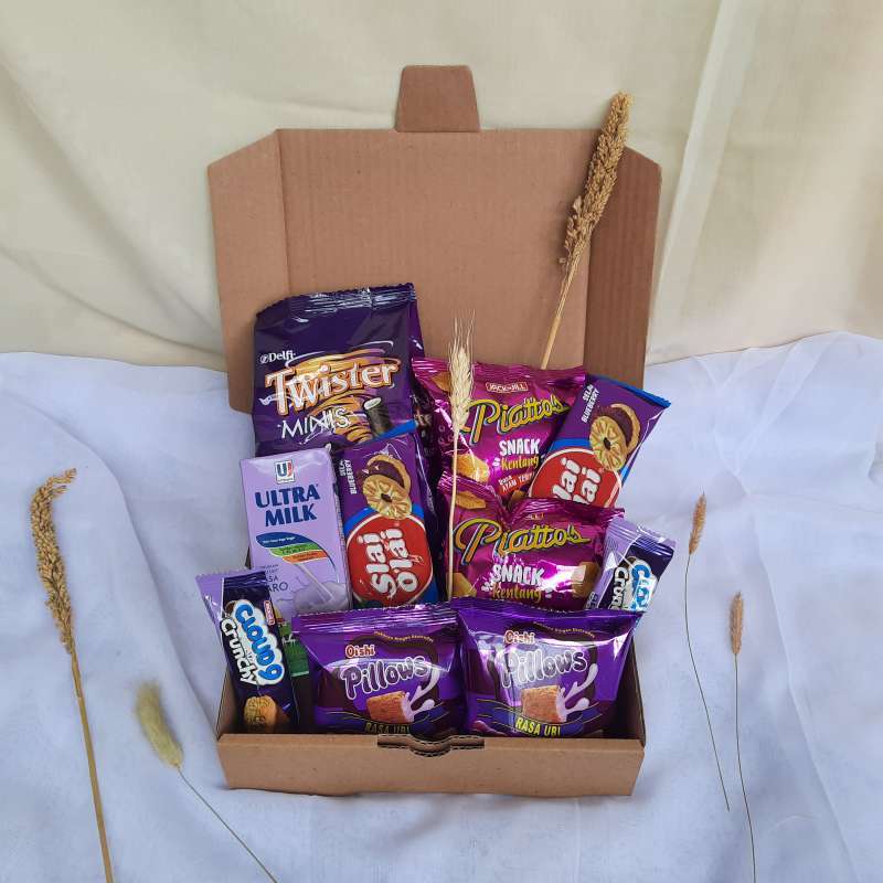 Jual Snack Box Purple Edition / Snack Box / Hampers / Parcel di Seller