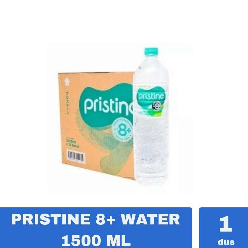 Jual PRISTINE 8+ AIR MINERAL 1500ml x 12 Botol di Seller Foodcity ...