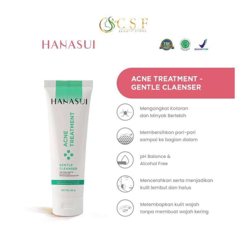 Jual Hanasui Acne Treatment Gentle Cleanser di Seller CSF Beauty Store