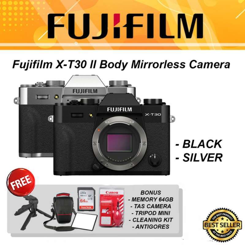 Jual Fujifilm XT30 II Body Only Camera Mirrorless Fuji XT30 MARK 2