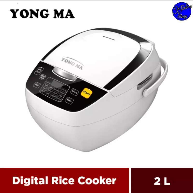 Promo YONG MA Digital Rice Cooker 2 L YMC 801R/SMC 8017 Putih Diskon 4