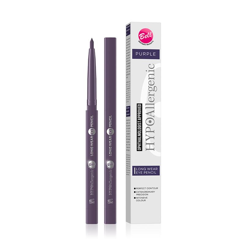 Promo Bell Hypoallergenic Long Wear Eye Pencil Eyeliner Purple Diskon