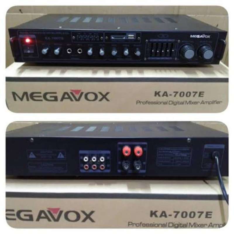 Jual POWER AMPLIFIER MEGAVOX KA 7007 KA7007 USB SD CARD EQUALIZER