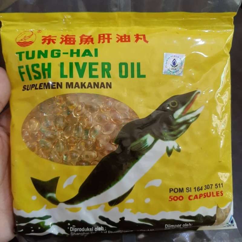 Jual MINYAK IKAN 500 BUTIR / TUNG HAI FISH LIVER OIL / TUNGHAI IKAN KOD