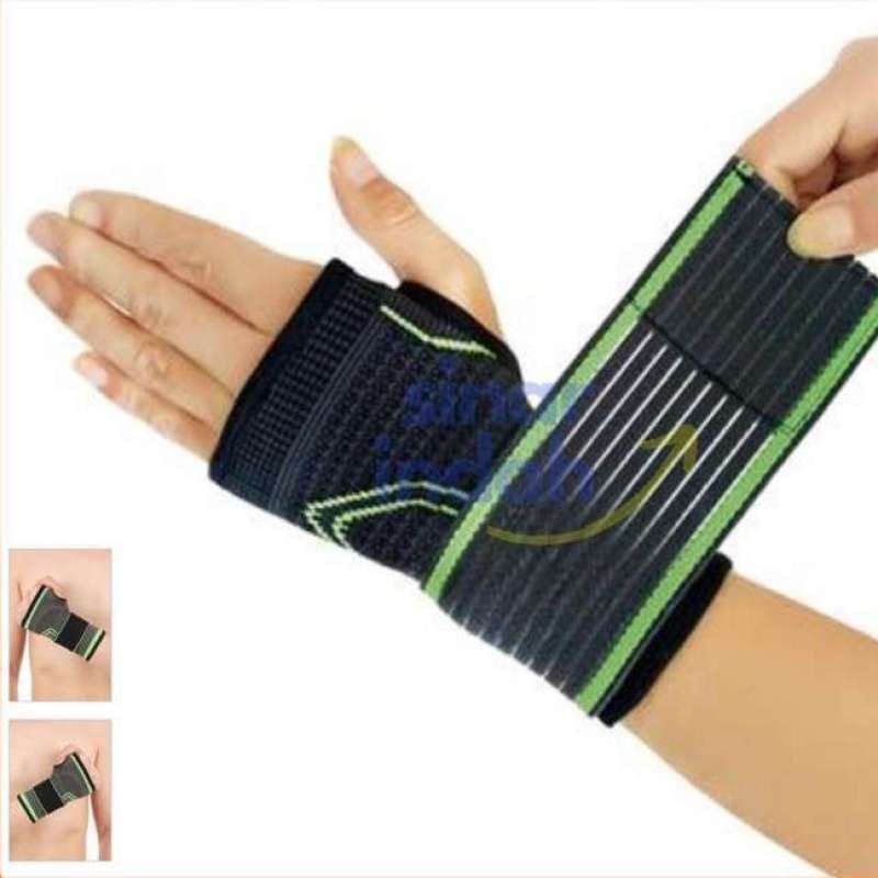 Jual Wrist Hand Band Brace Palm Gym Support Splint Carpal Tunnel