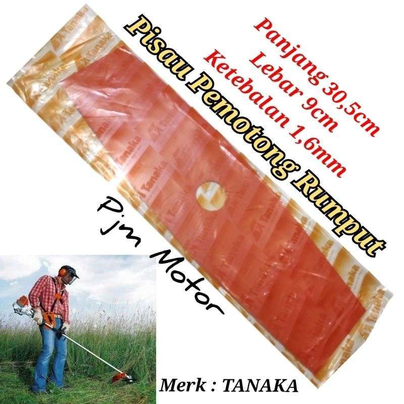 Jual Tanaka Blade Pisau Parang Mesin Potong Rumput Tanaka BG 318 328 ...