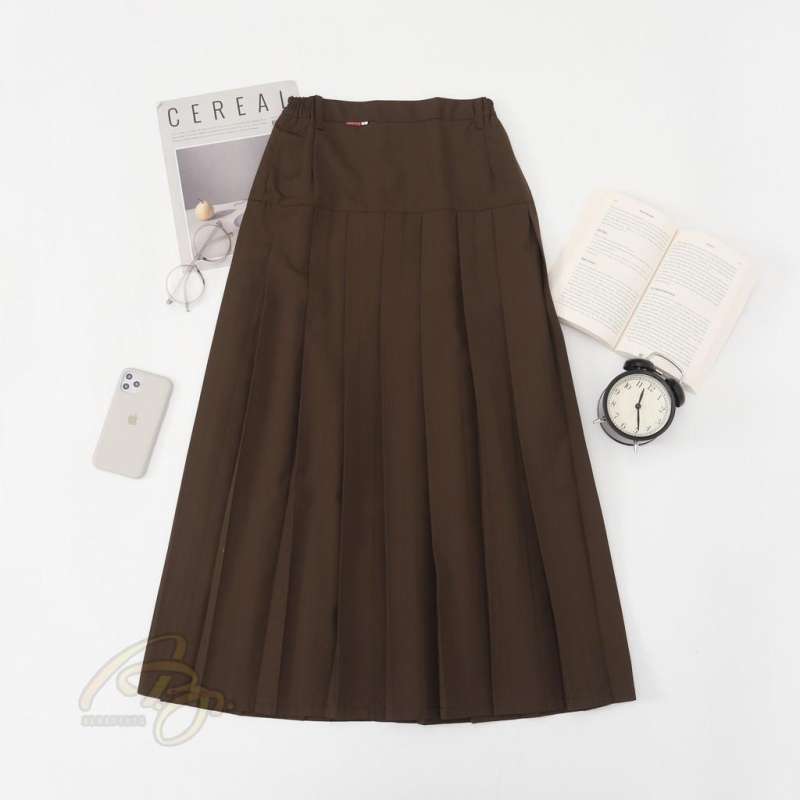 Jual Seragam Sekolah SMP & SMA Rok Rempel Bawah Pinggang Pramuka Bahan ...