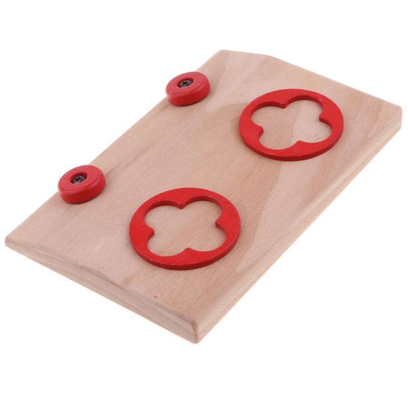 Jual Wooden Simulation Kitchen Gas Stove Oven Cookware Kid Girls