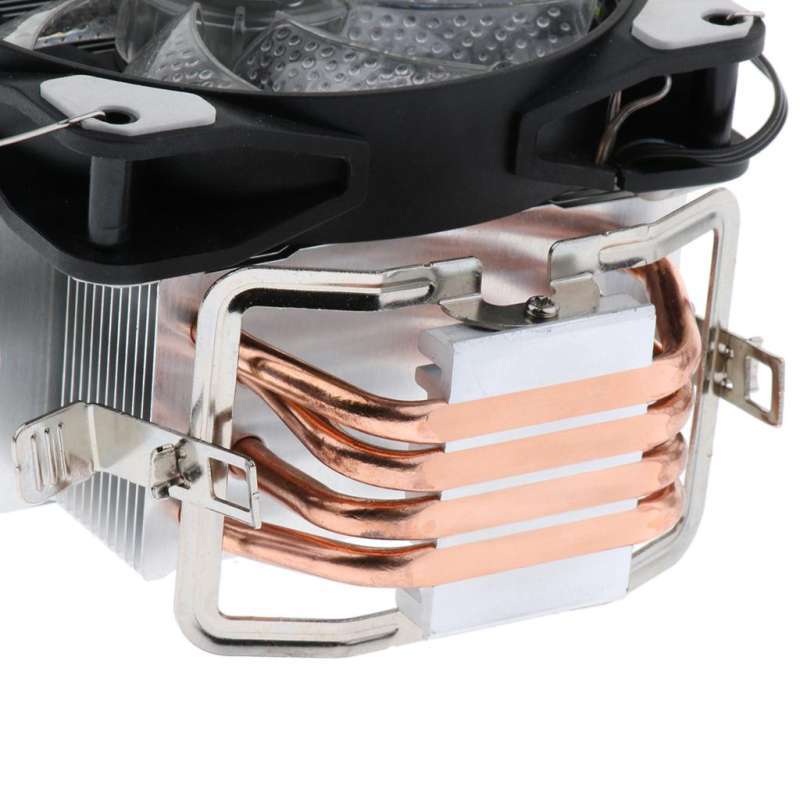 Jual Computer Cpu Cooler Fan Heatsink With 4 Heat Pipe 12cm Cooling For ...