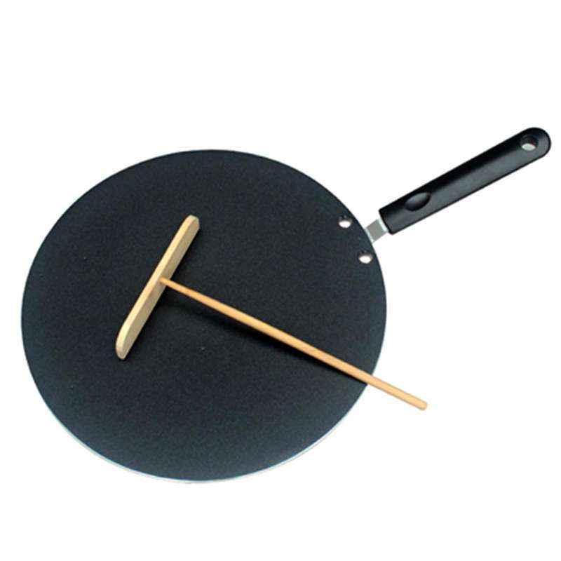 Promo Pancake Round Griddle Nonstick Hand Handle Indian Flying Cake for