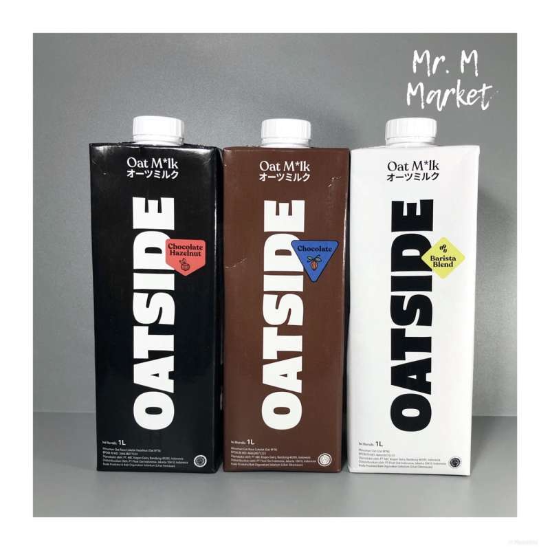 Jual Oatside Oat Milk 1l Halal Mui Barista Blend / Chocolate