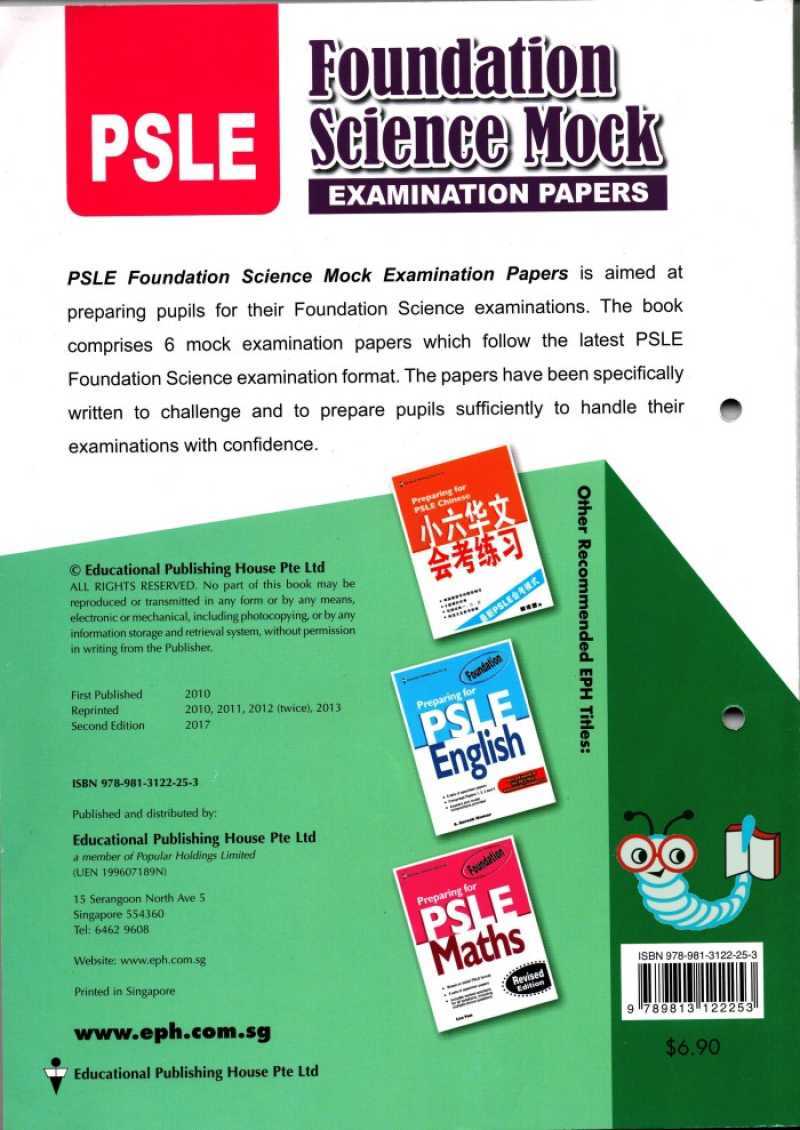 Promo Original Psle Foundation Science Mock Examination Papers Buku ...