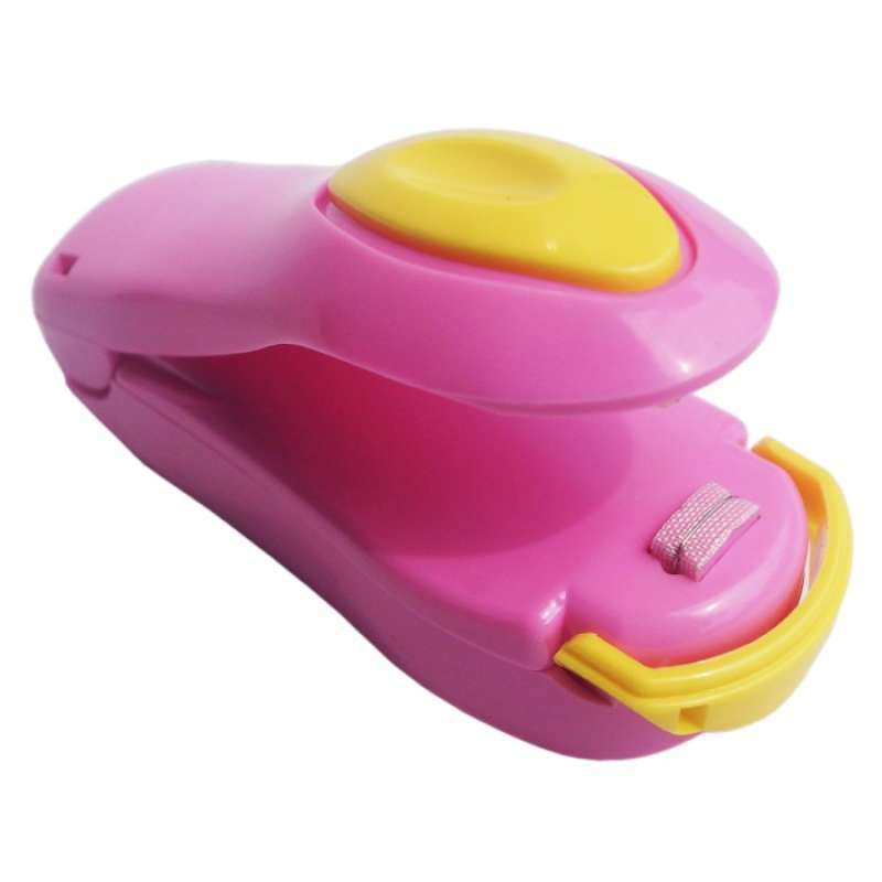 Jual Alat Perekat Plastik Pink (mini Sealing, Press Plastik, Hand