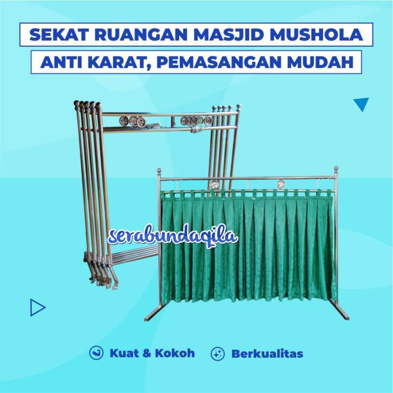 Promo Pembatas Shaf Wanita Di Masjid Musholla, Pembatas Shalat