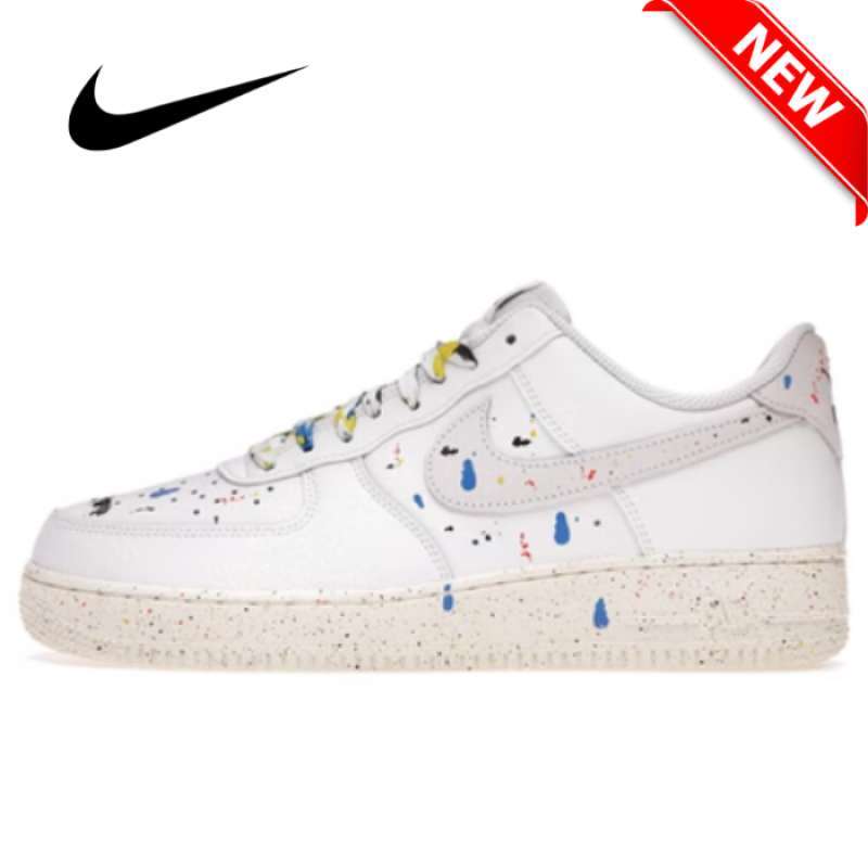 Jual Nike Air Force 1 Low Paint Splatter Original Quality / Sepatu Running Wanita / Sepatu Lari