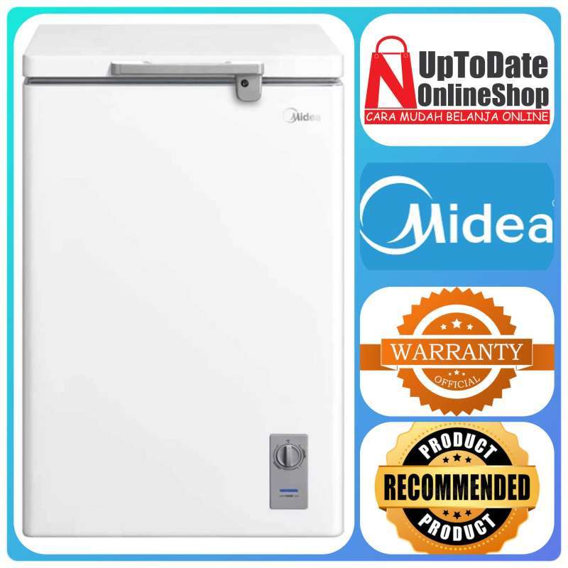 Promo CHEST FREEZER BOX 100L MIDEA HS131CNK MULTI COOLING FREEZER 2in1 FUNCTION Diskon 34 di