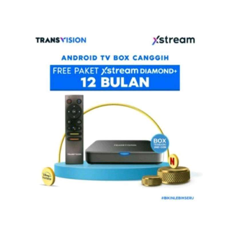Jual Set Top Box Android TV Xstream Seru RAM 16GB STB Receiver
