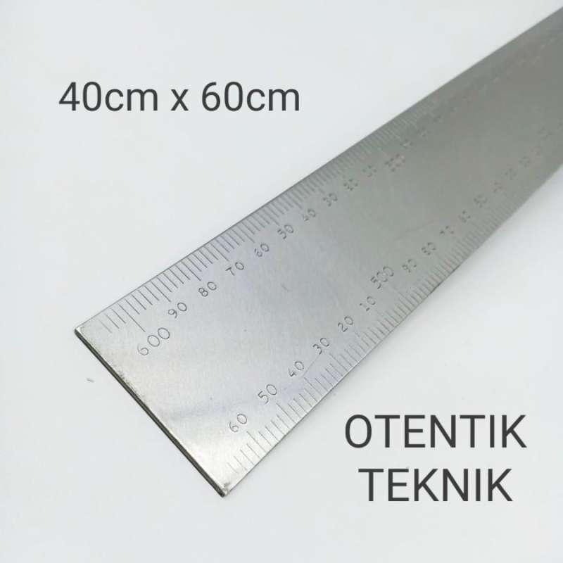 Jual Penggaris Siku Besi 40 Cm X 60 Cm - 16 X 24 Inch Chrome Plated ...