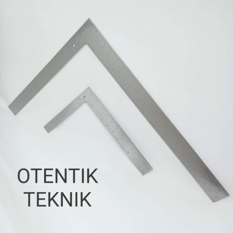 Jual Penggaris Siku Besi 40 Cm X 60 Cm - 16 X 24 Inch Chrome Plated ...