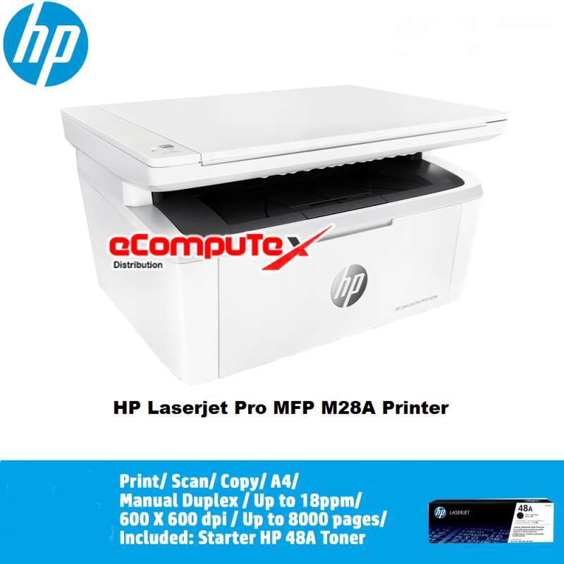 Jual PRINTER HEWLETT PACKARD LASERJET MFP M28A ALL IN ONE / HP LASER ...