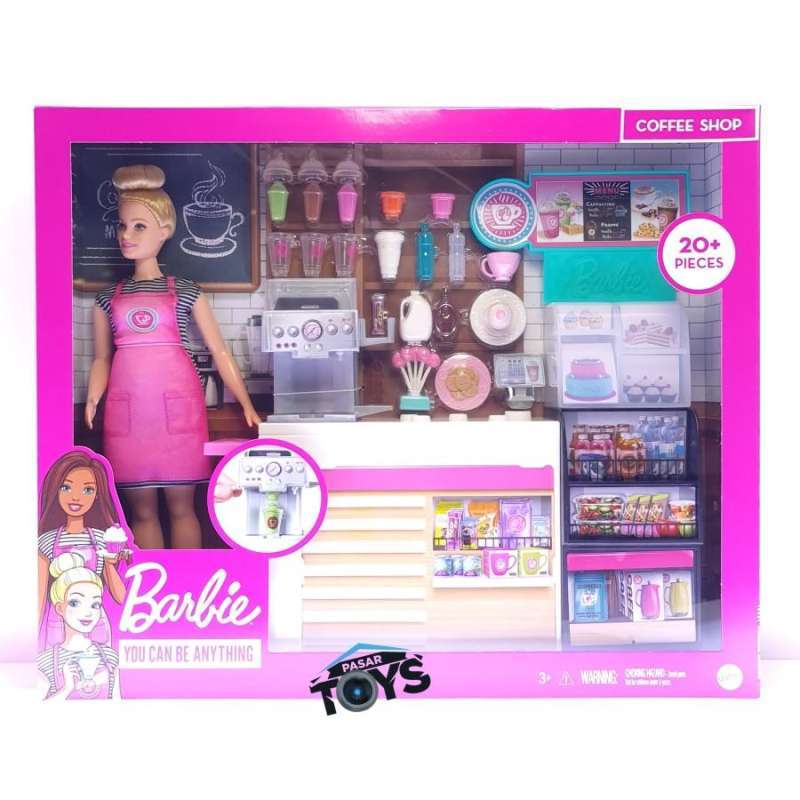 Jual Barbie Coffee Shop Playset di Seller Pasar Toys Kapuk Muara