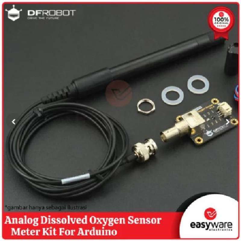 Jual DFRobot Analog Dissolved Oxygen Sensor Meter Kit For Arduino di