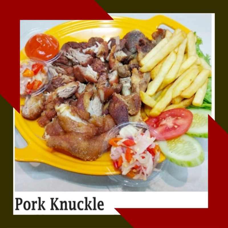 Promo Pork Knuckle Medium+Kentang Goreng+Sambal Matah+Sambal Ulek