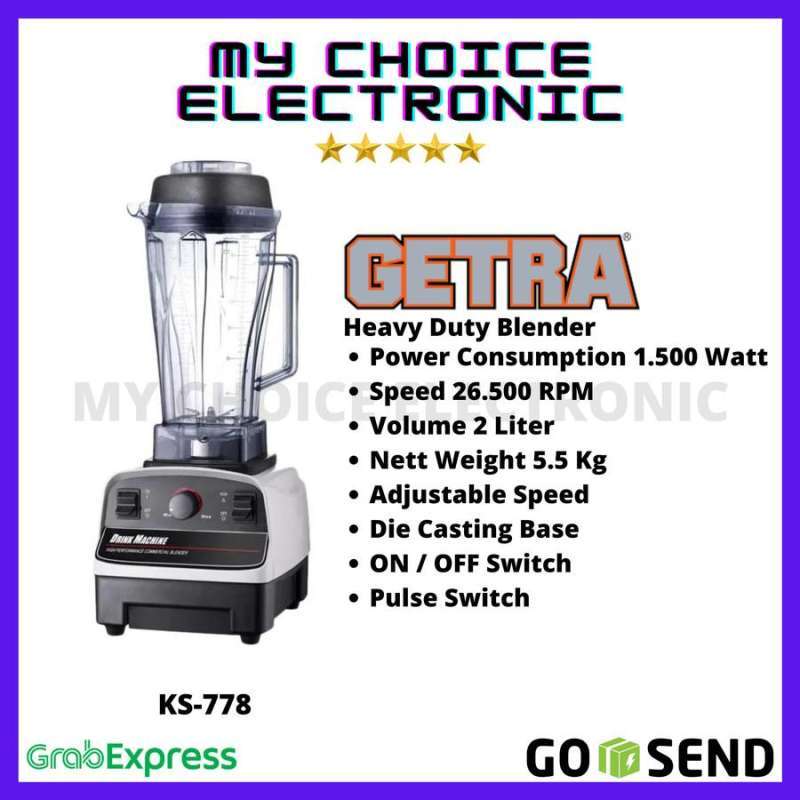 Jual Getra Heavy Duty Blender Ks778 Di Seller Mychoice Elektronik