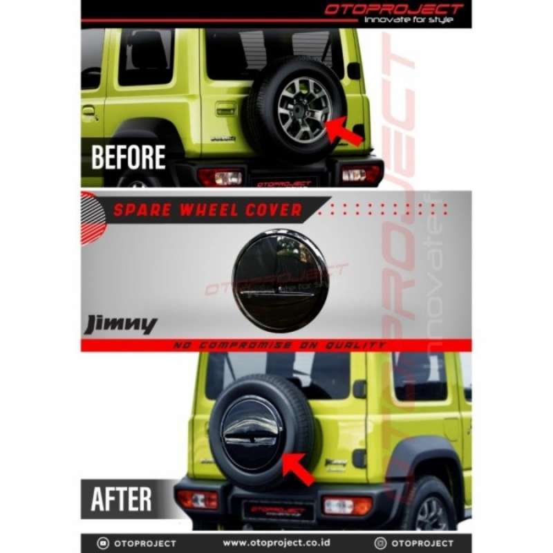 Jual Spare Wheel Tire Cover Velg Ban Serep Suzuki JIMNY JB74 Ready