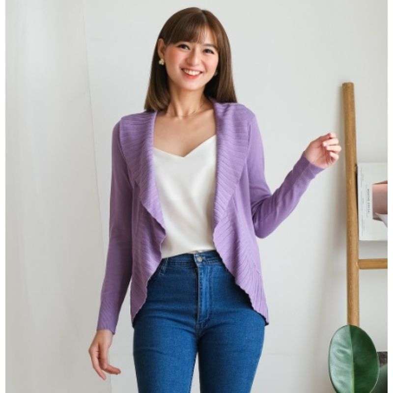 Promo SODAGIRL Ferina Wave Cardigan Semua Ukuran Lavender Diskon 20