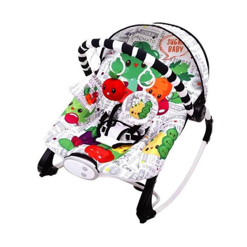 Jual Baby Bouncer Sugar Baby NEW 10 in 1 Premium Rocker Bouncer 4 MOTIF