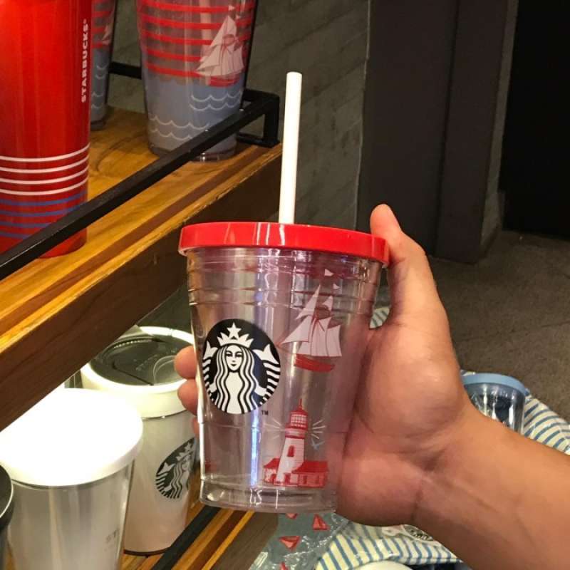 Promo Tumbler Starbucks Summer 2 Bangkok 11 Cold Cup Tall size Diskon