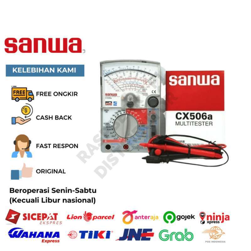 Promo Multimeter Analog SANWA CX506A Diskon 3 di Seller Taylaa Shop