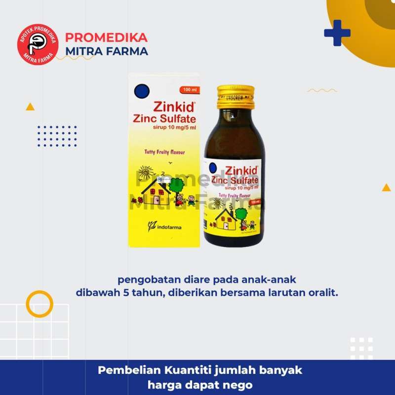 Jual Zinkid Sirup / Botol / Sirup untuk Anak / Obat Diare di Seller