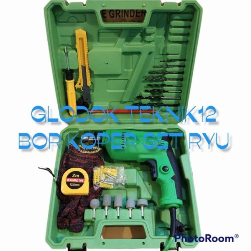 Jual Mesin Bor Besi Ryu 10mm / Mesin Bor Ryu Rdr10-e3reb 10mm Koper Set ...