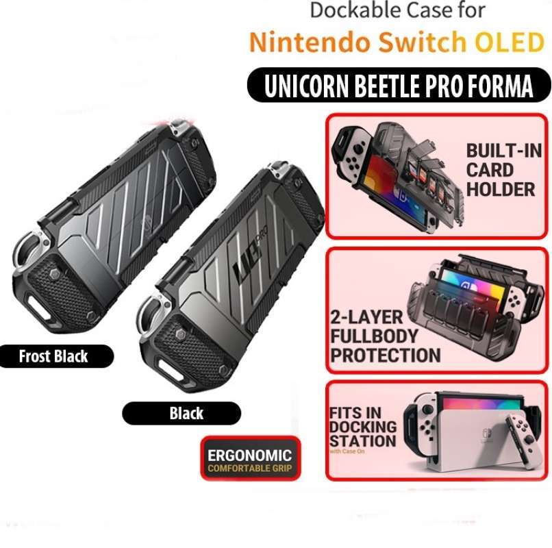 Promo Case Nintendo Switch Oled Supcase Ub Pro Forma Built In 5 Card ...