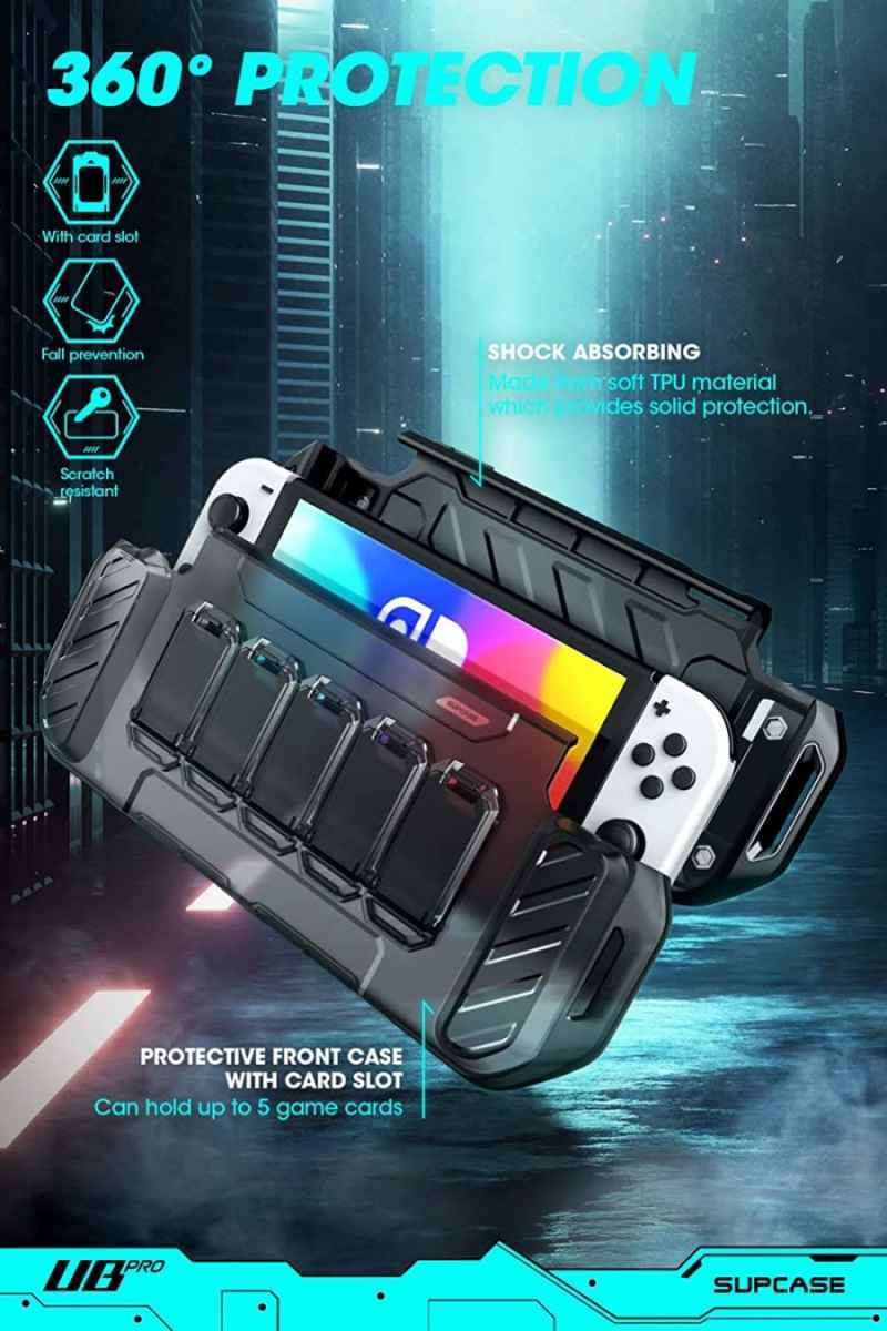 Promo Case Nintendo Switch Oled Supcase Ub Pro Forma Built In 5 Card ...