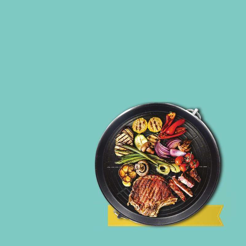 Jual Bulgogi Pan Korea 32 Cm Panci Panggang Grill Daging di Seller