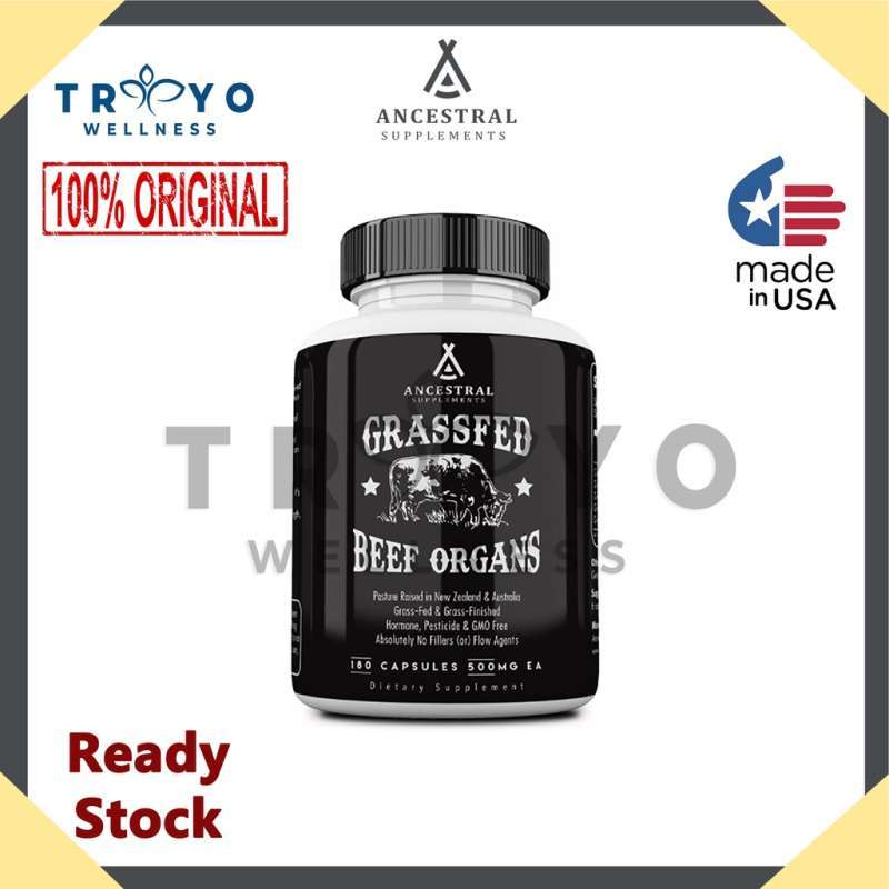 Jual Ancestral Supplements Grass Fed Beef Organs (Desiccated) Liver