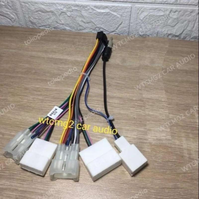 Jual SOKET ADAPTOR RADIO TAPE HEAD UNIT TOYOTA KOMPLIT STEERING REMOTE