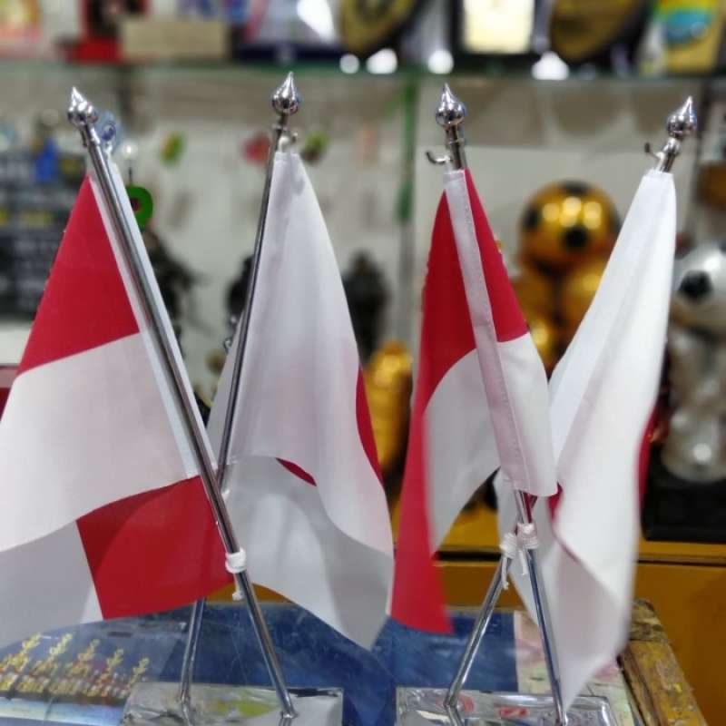 Promo Bendera Meja Tiang Stenlis Silang Negara di Seller Kerrin Store