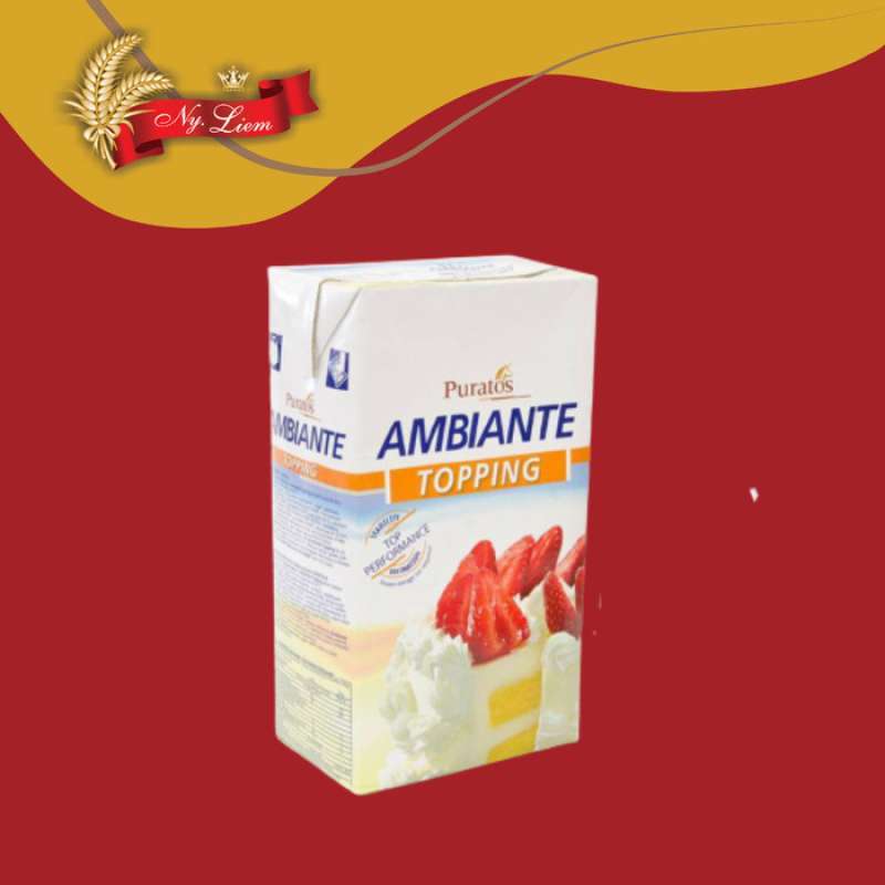 Promo PURATOS Ambiante Topping / Whipping Cream 1lt Diskon 5 di Seller