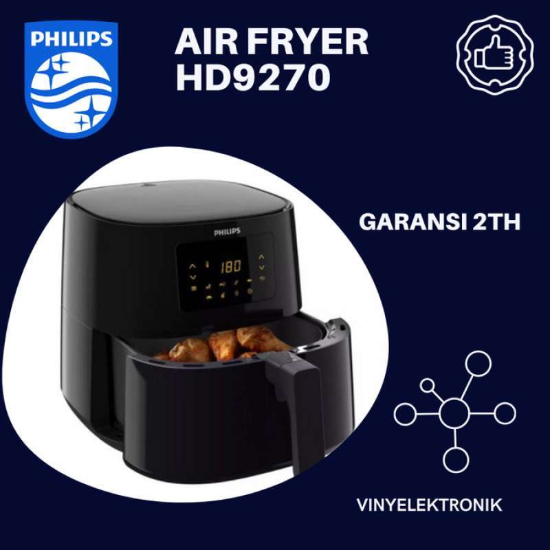 Jual Philips Essential Air Fryer Xl Hd9270/90 Airfryer Hd 9270/90 Hd