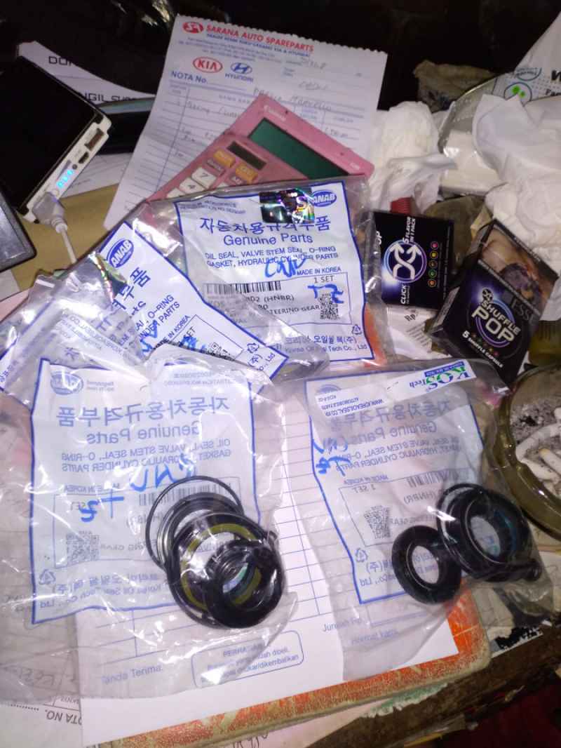 Promo SEAL KIT RACK POWER STEERING GEAR KIA CARNIVAL SEDONA 0K55332180