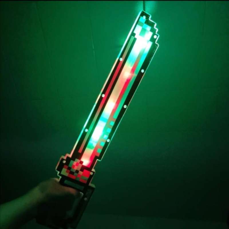 Jual Mainan Pedang Minecraft Nyala Dan Suara Toy Sword Led Diamond Di ...
