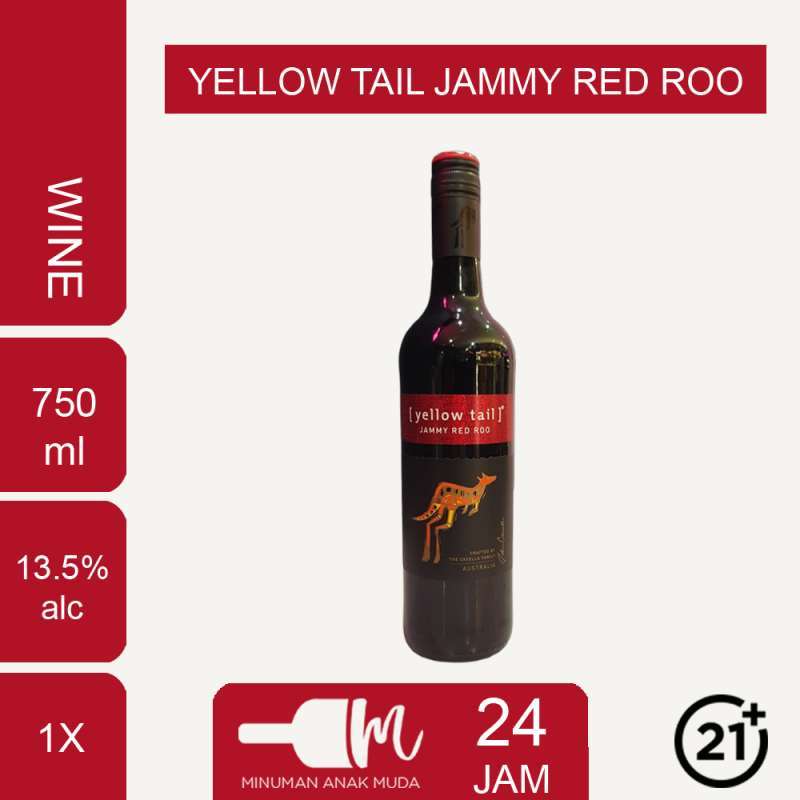 Jual Yellow Tail Jammy Red Roo ( Red Wine Ausie ) di Seller Minuman