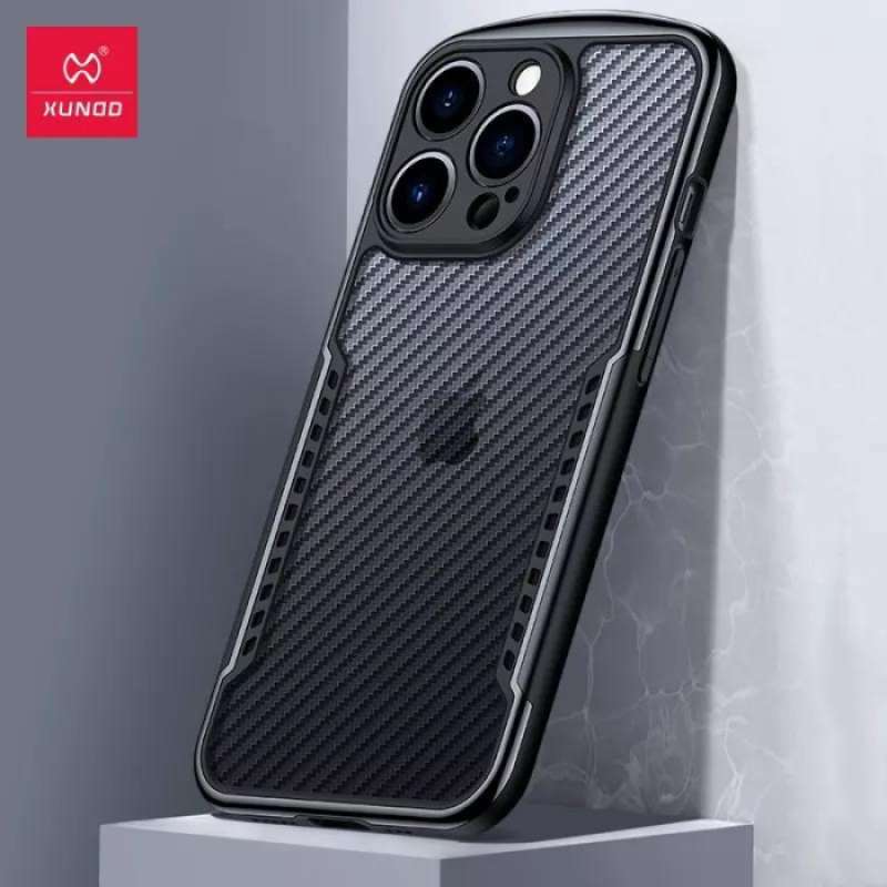 Promo IPHONE 13 / PRO / MAX / MINI XUNDD GAMER CARBON HARD CASE TPU