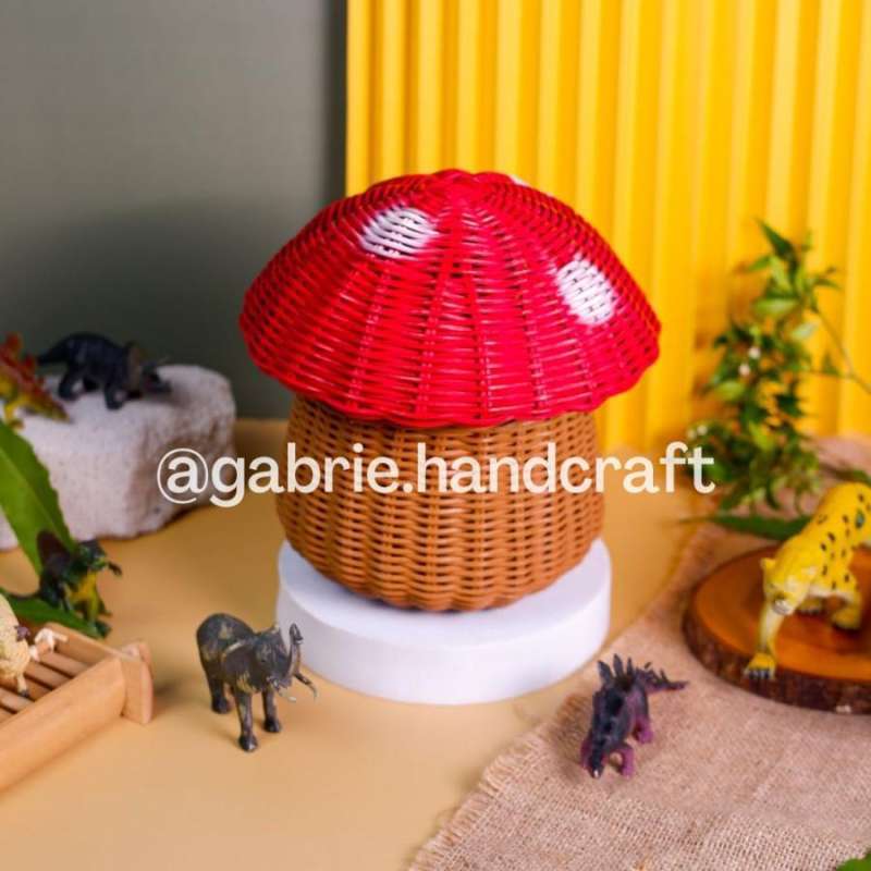 Manyue Jual Mushroom Rattan - Tempat Hampers, Birthday, Baby Born, Manyue di ...